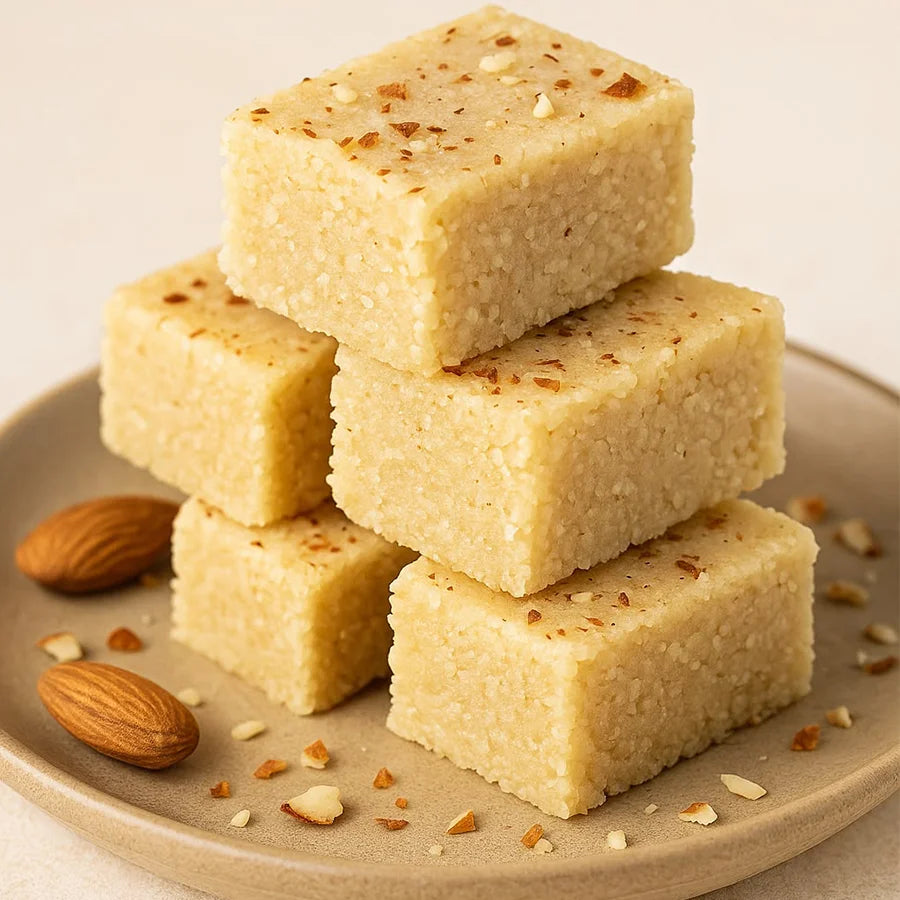 Almond Burfi
