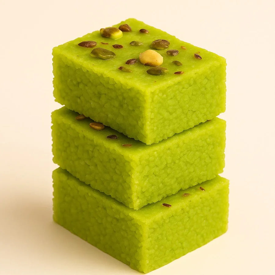 Pistachio Burfi
