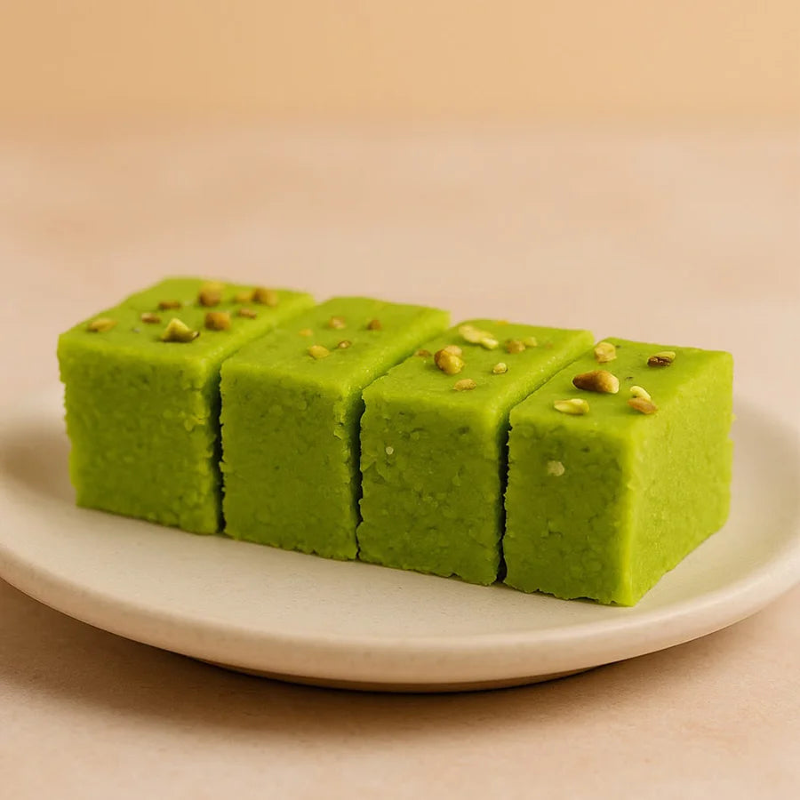 Pistachio Burfi